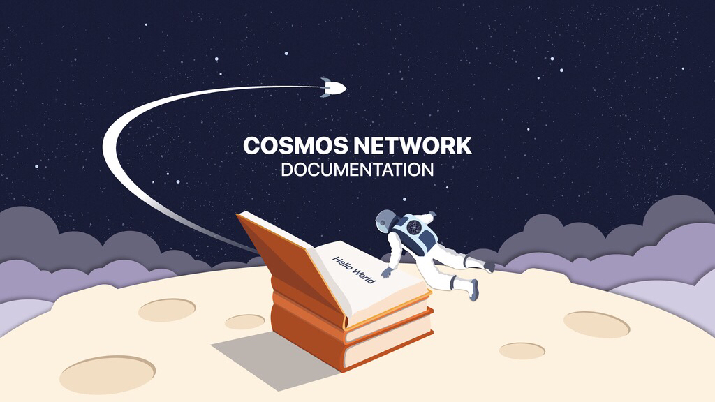 cosmonaut reading the cosmos docs in space