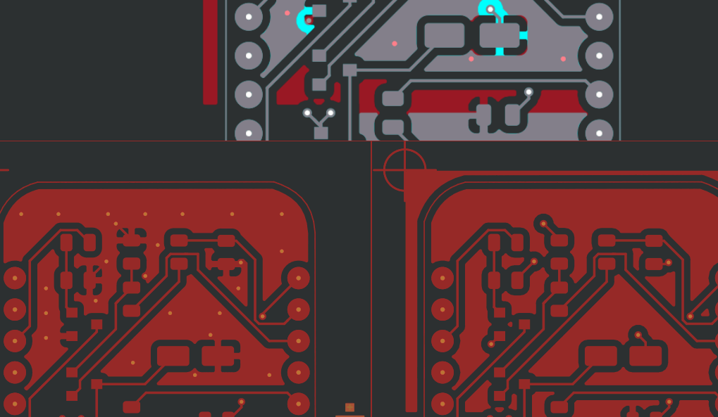 Cu layer - 3 pane view