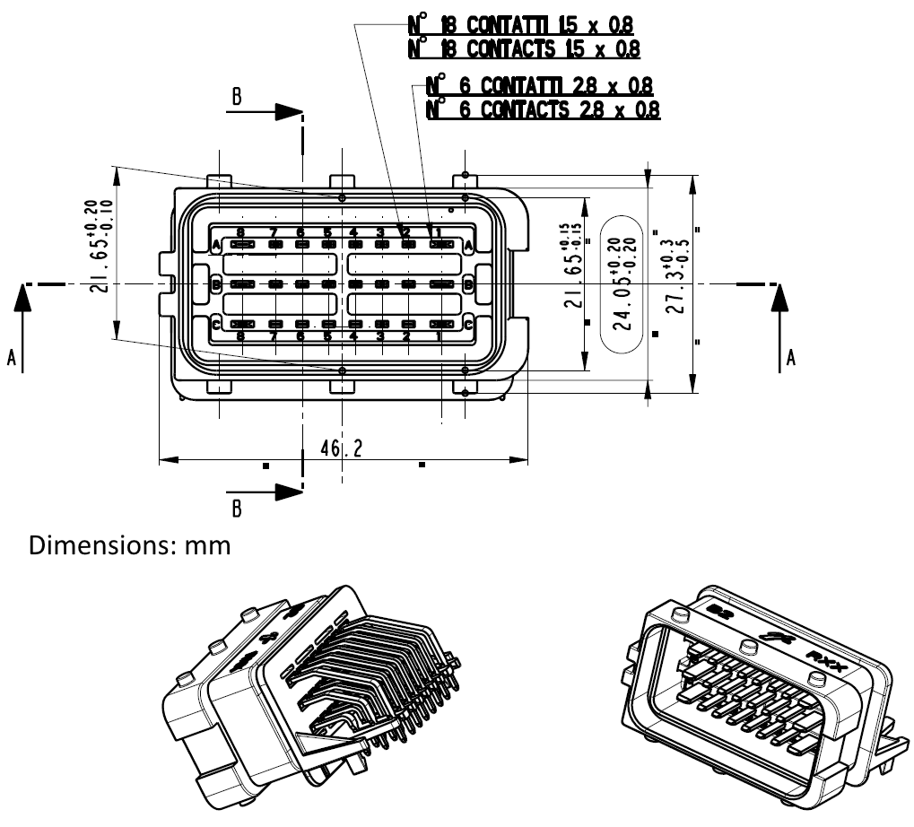 24 Pin connector