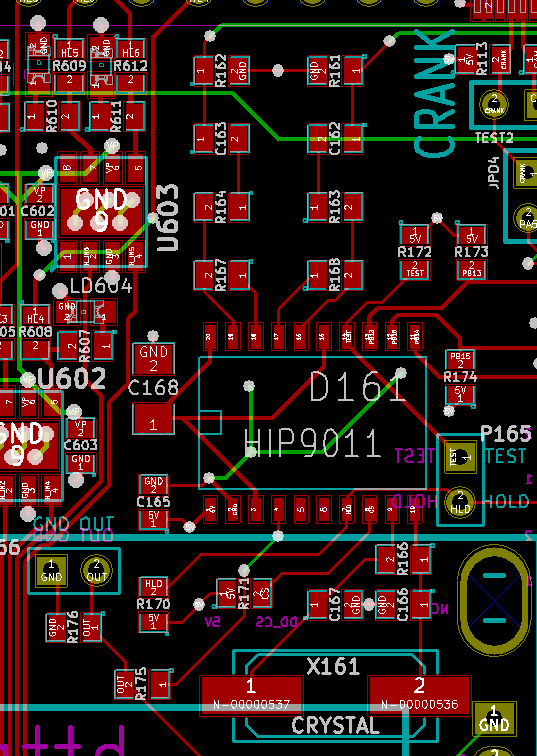 Knock Sensing IC Pads