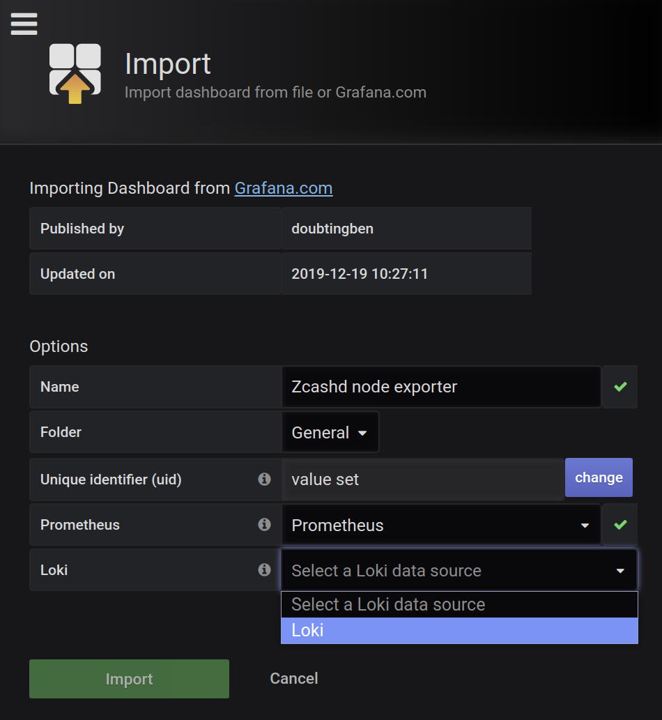 grafana-configure